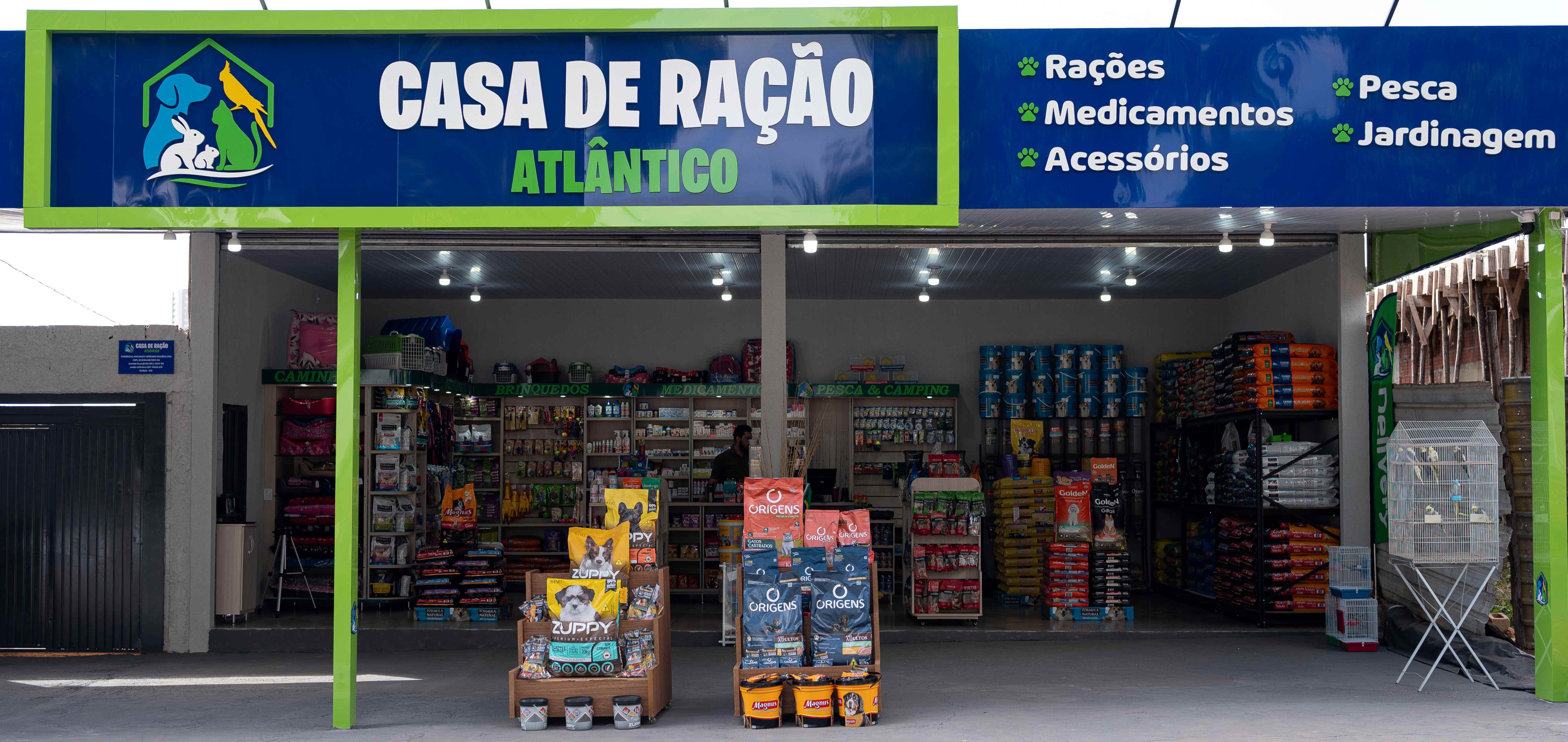 Fachada da Casa de Ração Atlântico